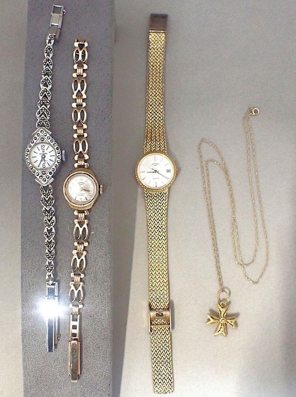 THREE COCKTAIL WATCHES