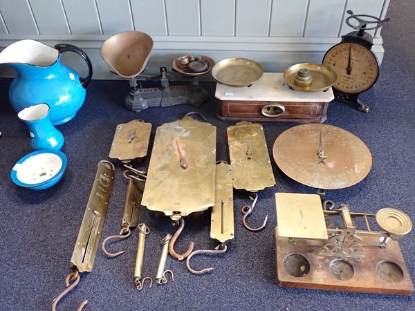 A COLLECTION OF SALTER'S SPRING BALANCE SCALES