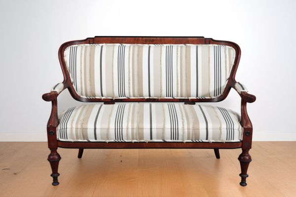 A DANISH MAHOGANY FURNITURE SUITE