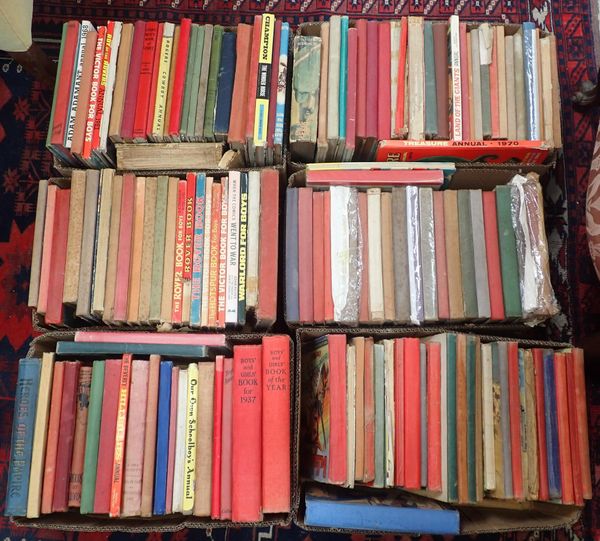 A COLLECTION OF ANNUALS AND BOOKS FOR BOYS