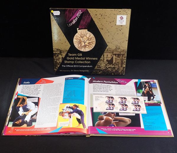 TEAM GB GOLD MEDAL WINNERS STAMP COLLECTION