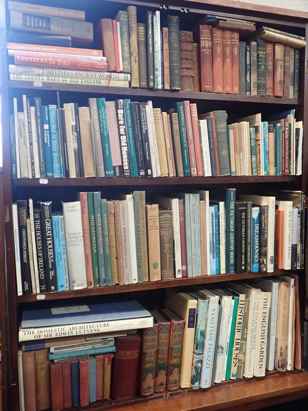 A COLLECTION OF BOOKS ON ARCHITECTURE