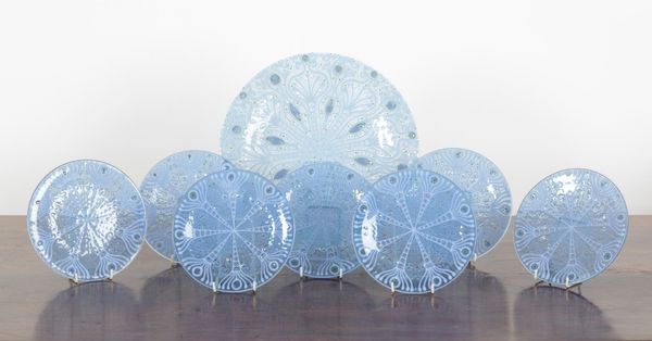 *MICHAEL AND FRANCES HIGGINS: A COLLECTION OF HIGGINS GLASS DISHES