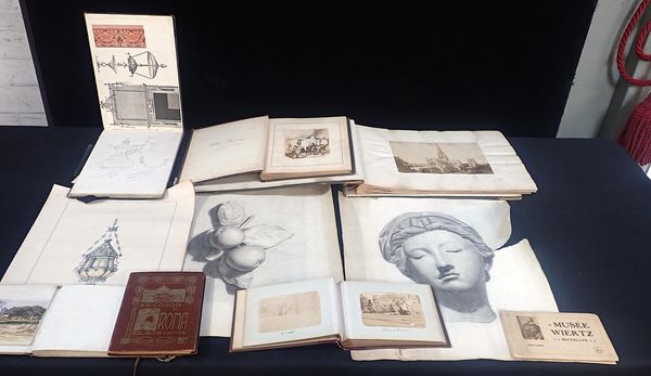 ALLAN RAMSEY, 19TH CENTURY: SKETCHES, AND SKETCH BOOK