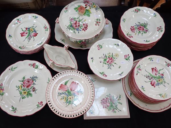 A QUANTITY OF KELLER & GUERIN LUNEVILLE TABLEWARE