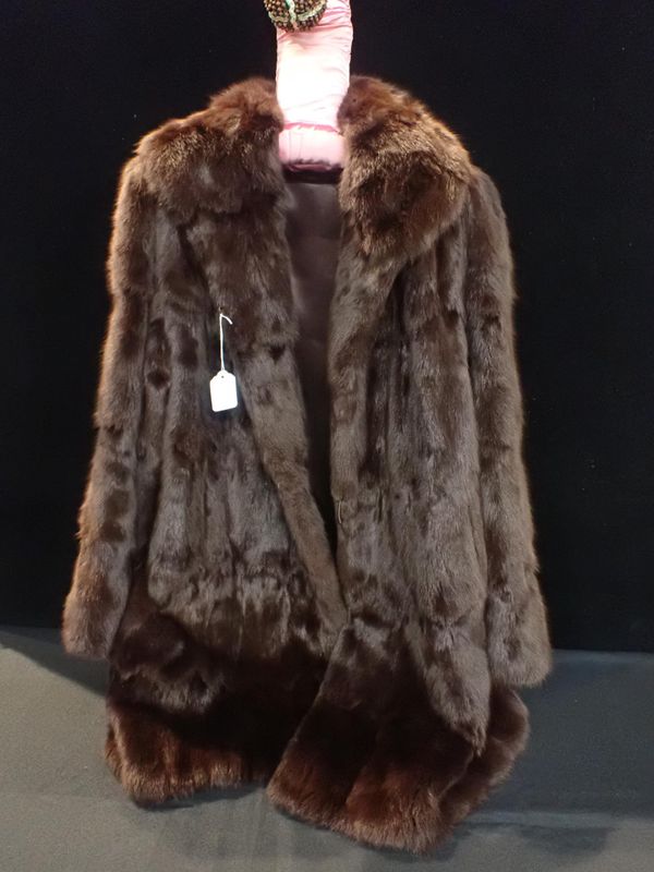 A MINK FUR JACKET