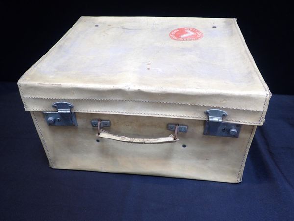 A VINTAGE VELLUM CASE