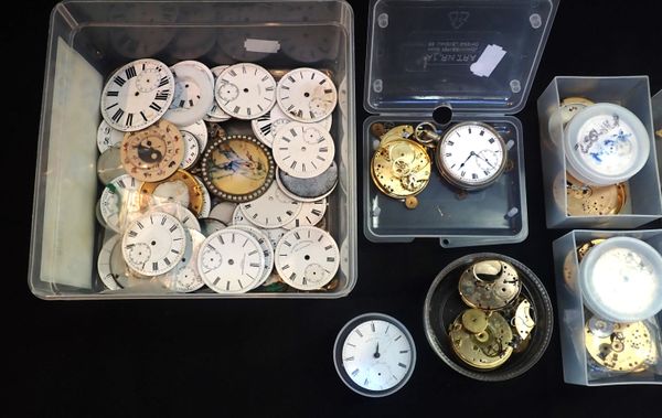 A  WALTHAM POCKET WATCH MOVEMENT CIRCA 1864
