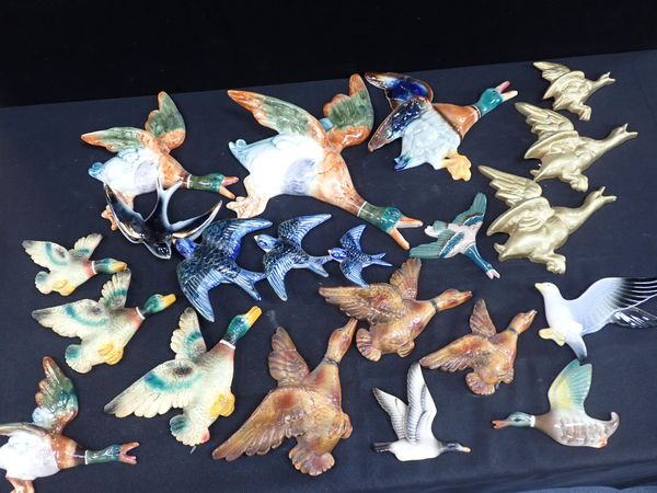 A COLLECTION OF FLYING DUCKS