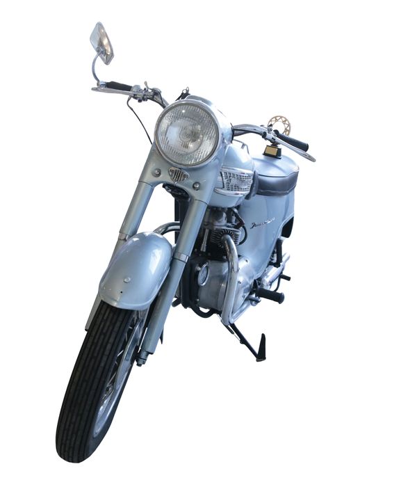 A 1958 TRIUMPH TWENTY ONE (3TA) MOTOR BIKE