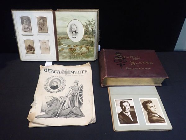 A VICTORIAN PHOTOGRAPH ALBUM