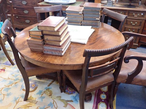 A  WILLIAM IV MAHOGANY BREAKFAST TABLE