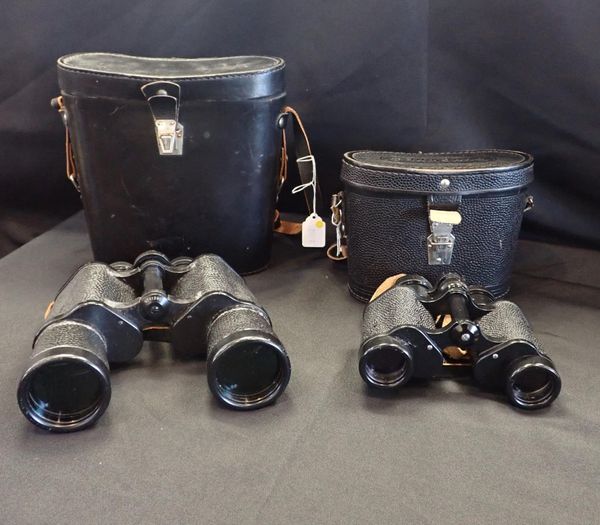 TWO PAIRS OF RUSSIAN BINOCULARS