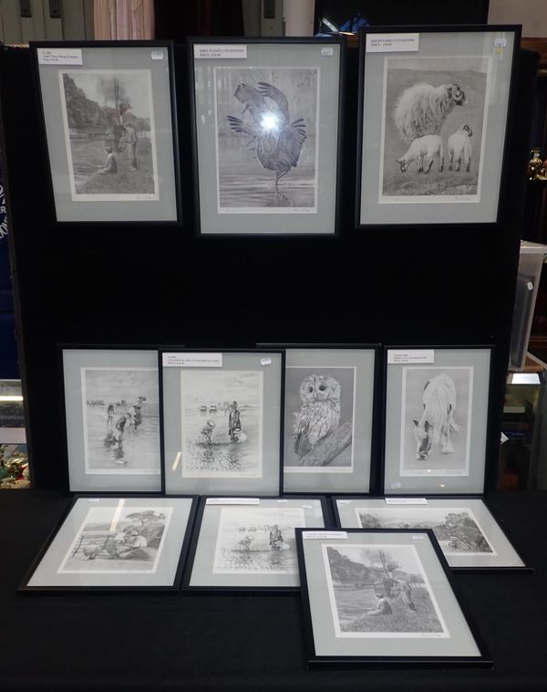 A COLLECTION OF PRINTS OF ANIMALS AND OTHER SUBJECTS