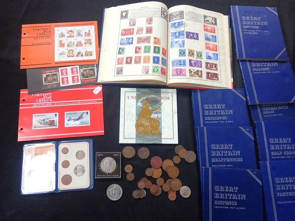 AN ALBUM OF WORLD STAMPS