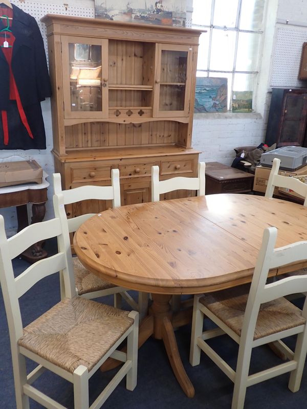 A MODERN PINE DRESSER