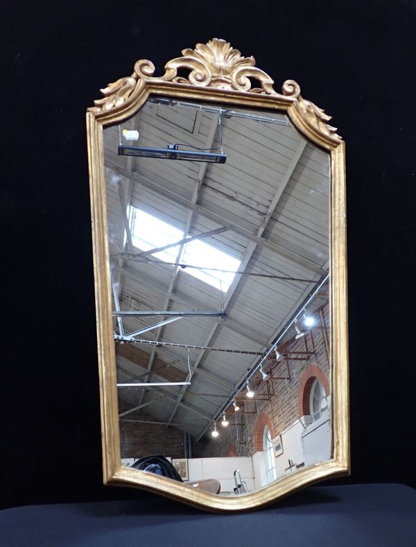 AN ITALIAN GILTWOOD PIER MIRROR