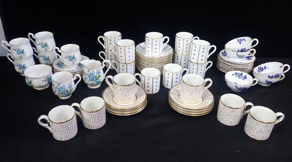 A COPELAND BLUE AND WHITE TEASET