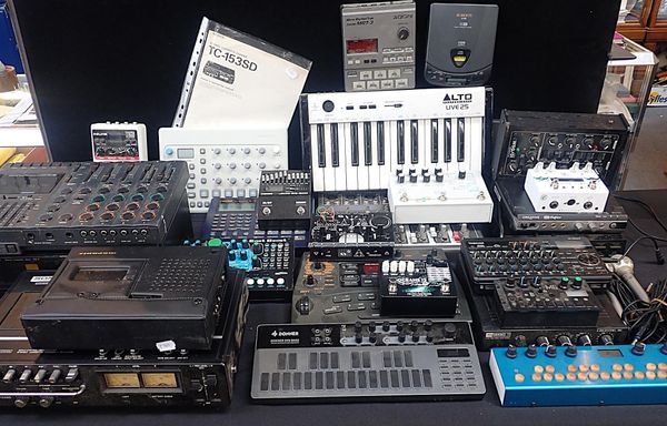 A COLLECTION OF MIXING EQUIPMENT