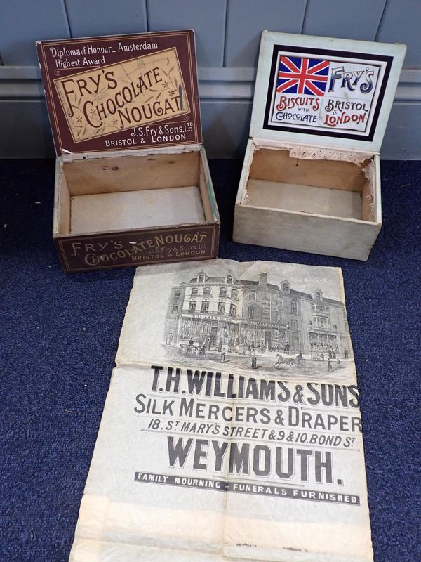 ADVERTISING: A FRY'S 'BISCUITS WITH CHOCOLATE' BOX