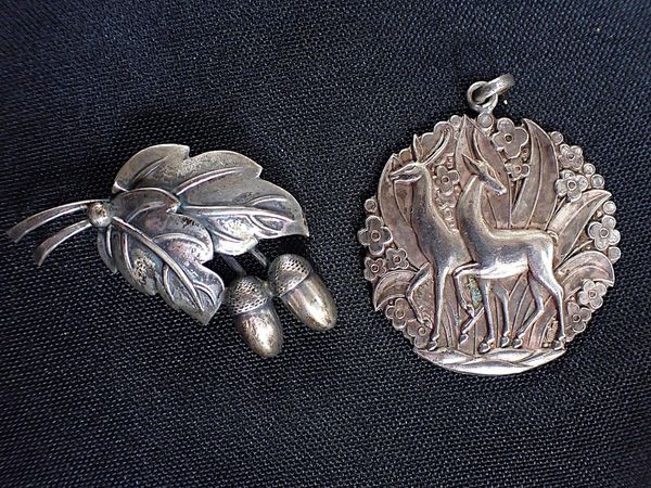 HERMAN SIERSBOL: A DANISH STERLING SILVER BROOCH