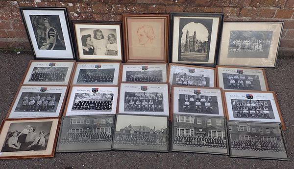 A COLLECTION OF FRAMED FAMILY PHOTOGRAPHS