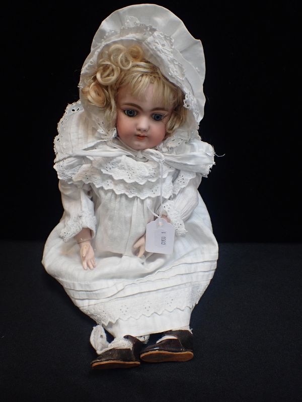 PORCELAIN HEADED DOLL c.1900