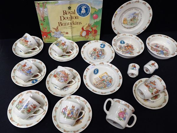 A COLLECTION OF ROYAL DOULTON 'BUNNYKINS' WARE