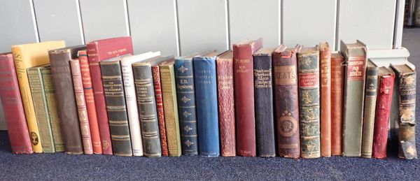 A COLLECTION OF POETRY BOOKS