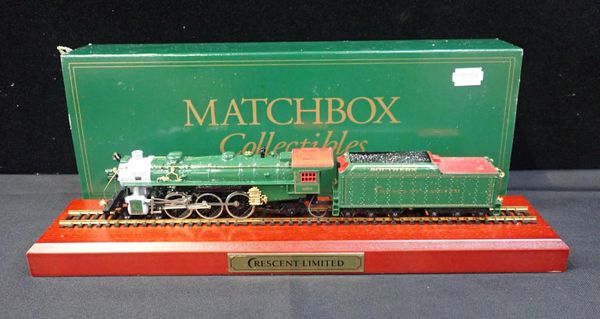 A MATCHBOX COLLECTIBLES 00 GAUGE 4-6-2 BOXED LOCOMOTIVE AND TENDER