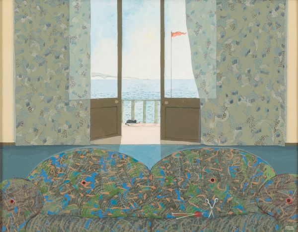 *DAVID COOKE (20TH CENTURY) 'Interior'