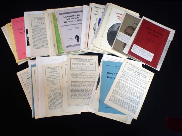MONOGRAPHS ON THE LIFE, TIMES AND WORKS OF THOMAS HARDY