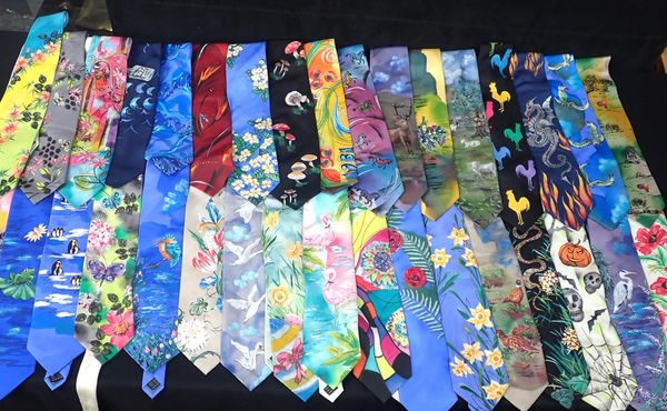 A COLLECTION OF LORNA NEARY SILK NECKTIES