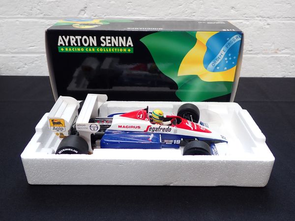 AYRTON SENNA: A MINICHAMPS F1 CAR MODEL - TOLEMAN HART TG184