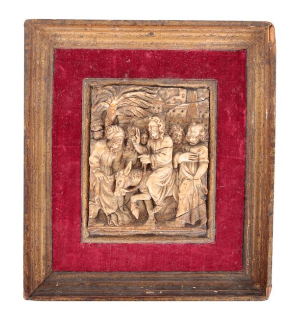 AMALINES/MECHELEN ALABASTER PLAQUE