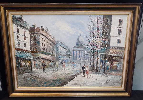 L BURNETT: A STREET IN PARIS