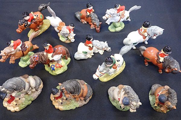 BESWICK: A COLLECTION OF NORMAN THELWELL SERIES FIGURES