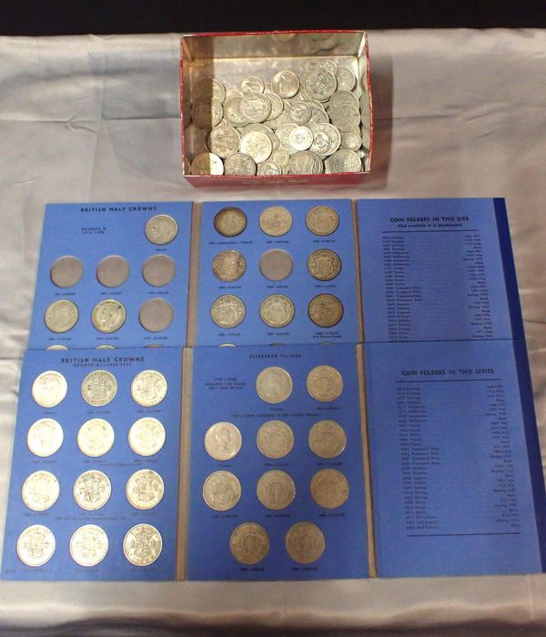 A QUANTITY OF VARIOUS GEORGE V HALF CROWNS
