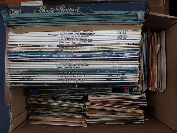 A COLLECTION OF LP, 45 AND OTHER RECORDS