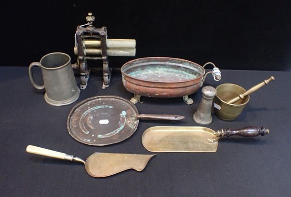 A 19th CENTURY GOFFERING IRON