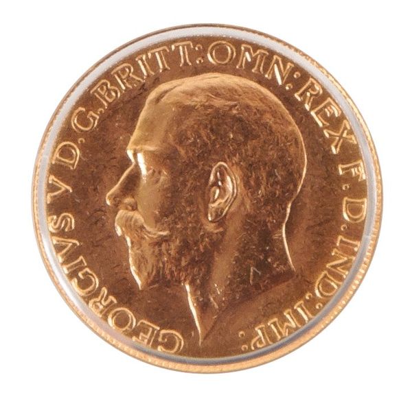 A 1911 GEORGE V GOLD SOVEREIGN