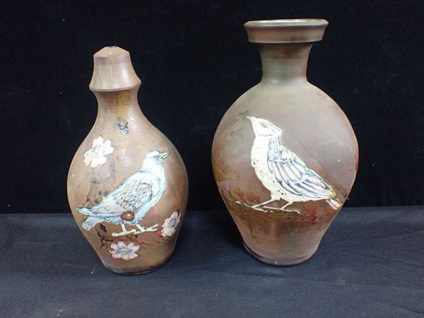EELES FAMILY POTTERY: A LAMP BASE