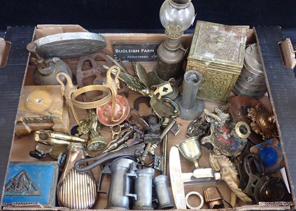 A QUANTITY OF METAL WARE