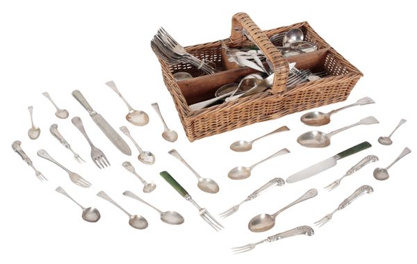 SEVEN GEORGE III SILVER OLD ENGLISH PATTERN TEASPOONS