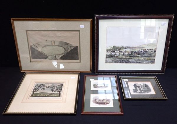 A GROUP OF PRINTS OF DORSET VIEWS