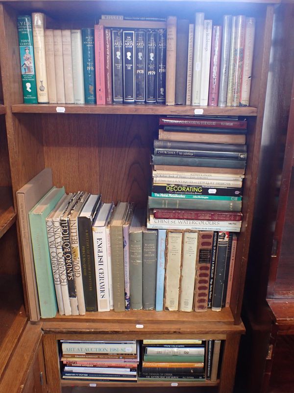 A COLLECTION OF ART AND ANTIQUE BOOKS