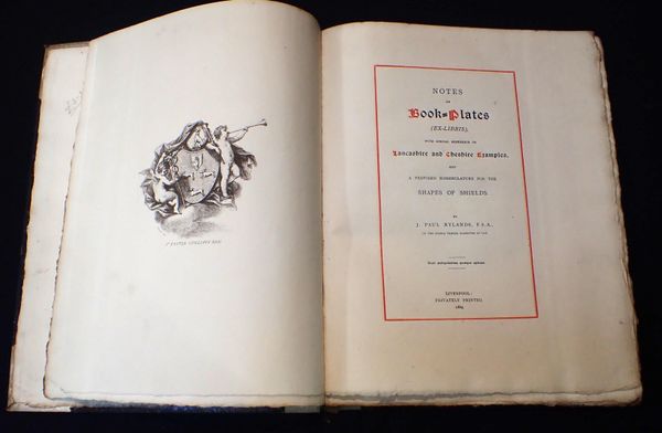 J. PAUL RYLANDS: NOTES ON BOOK-PLATES