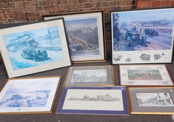A QUANTITY OF FRAMED PRINTS