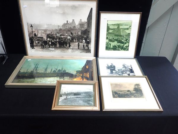 A FRAMED PHOTOGRAPH OF LONGTON, STOKE ON TRENT