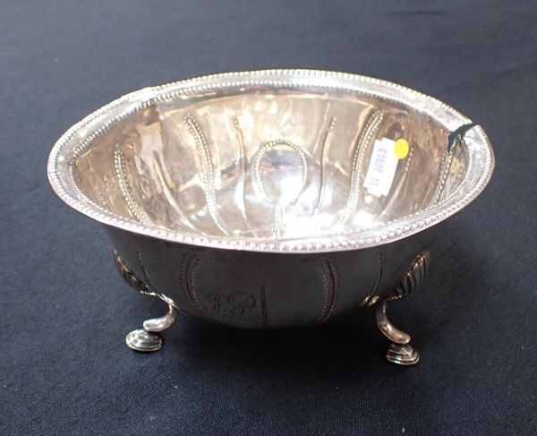 AN IRISH SILVER BOWL, DUBLIN 1784